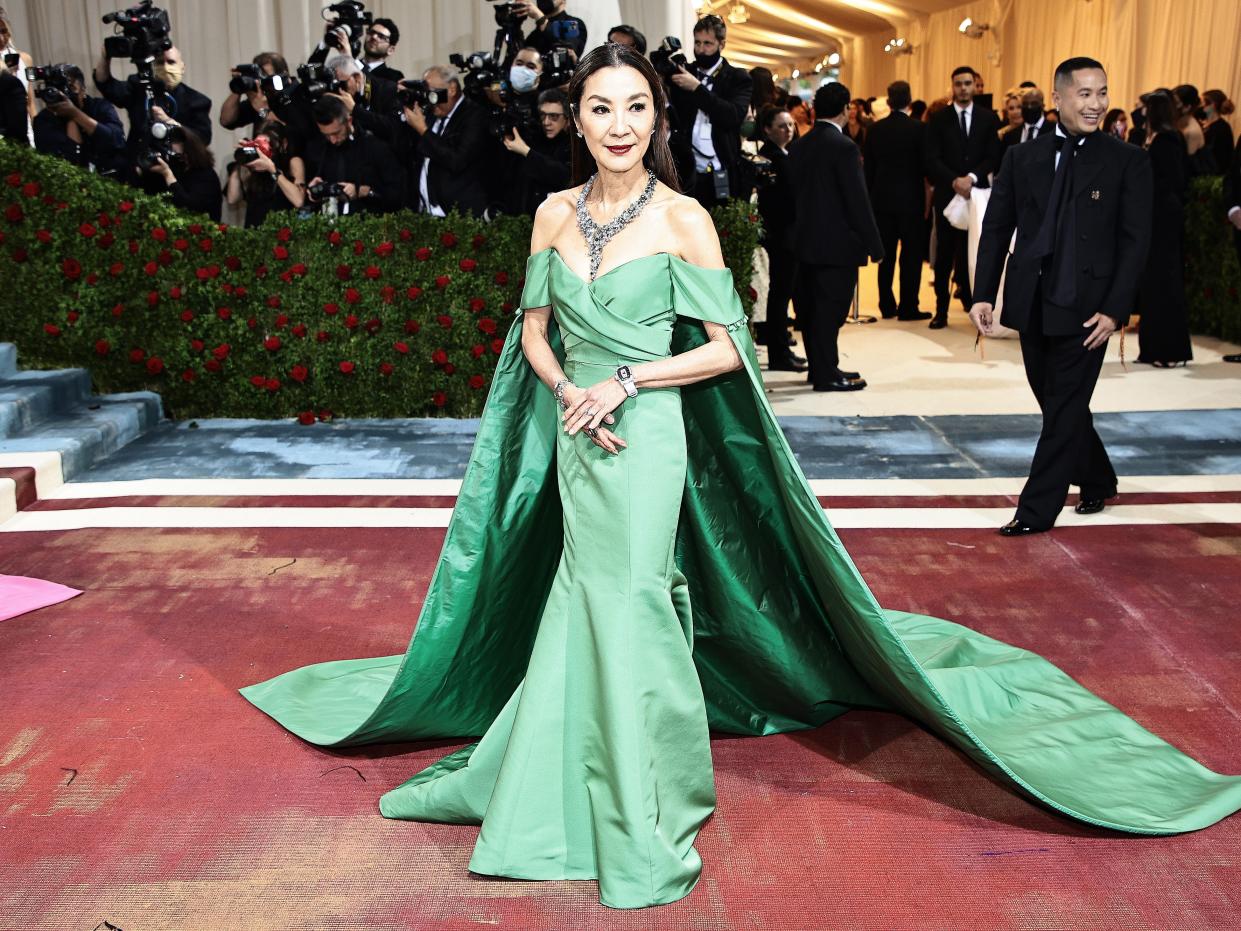Michelle Yeoh attends the 2022 Met Gala.