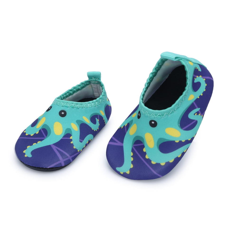 <p><a href="https://go.redirectingat.com?id=74968X1596630&url=https%3A%2F%2Fwww.walmart.com%2Fip%2FBarerun-Baby-Boys-Girls-Swim-Water-Shoes-Barefoot-Aqua-Socks-Non-Slip-for-Beach-Pool-Toddler-Kids-Green-Octopu-18-24-Months%2F368220025&sref=https%3A%2F%2Fwww.redbookmag.com%2Flife%2Fmom-kids%2Fg44055202%2Fbest-toddler-water-shoes%2F" rel="nofollow noopener" target="_blank" data-ylk="slk:Shop Now;elm:context_link;itc:0;sec:content-canvas" class="link ">Shop Now</a></p><p>Water Shoes Barefoot Aqua Socks </p><p>$11.96</p><p>walmart.com</p>