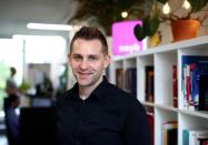 Max Schrems poses after a Reuters interview in Vienna