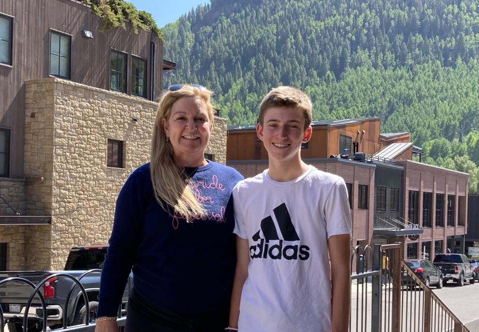 Telluride Festival co-director Julie Huntsinger and her son Jack<cite>Anne Thompson</cite>