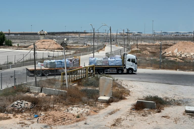 After the closure of the Rafah crossing in May, 2024, Kerem Shalom has become the primary conduit of supplies into the Gaza Strip (Ahikam SERI)