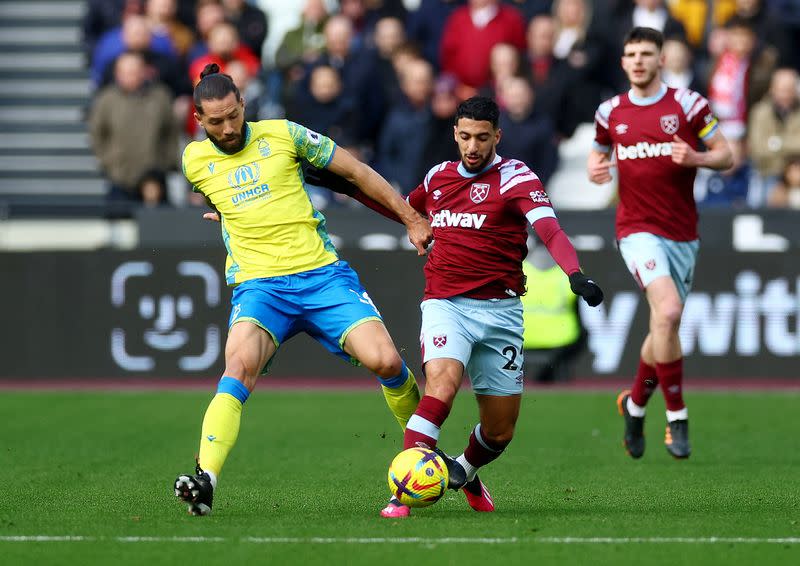 Premier League - West Ham United v Nottingham Forest