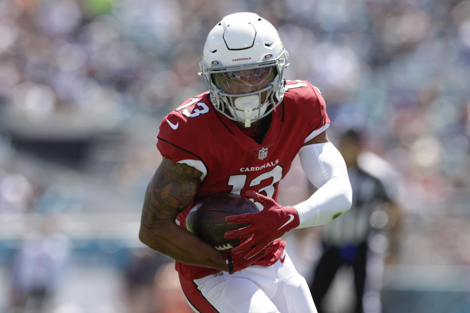 Arizona Cardinals wide receiver Christian Kirk (13) has fantasy intrigue