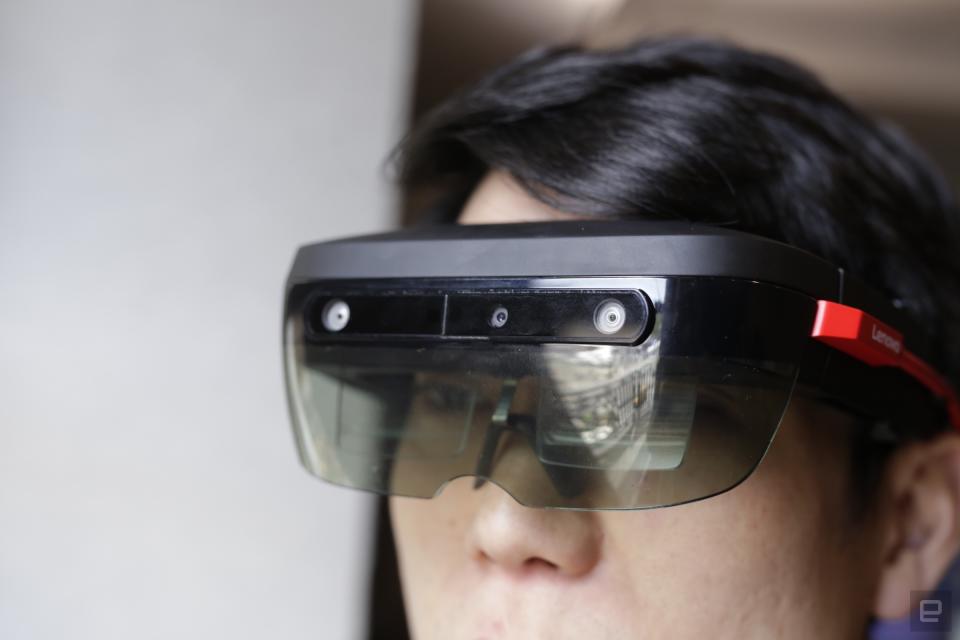 Lenovo ThinkReality AR headset

Chris Velazco / Engadget