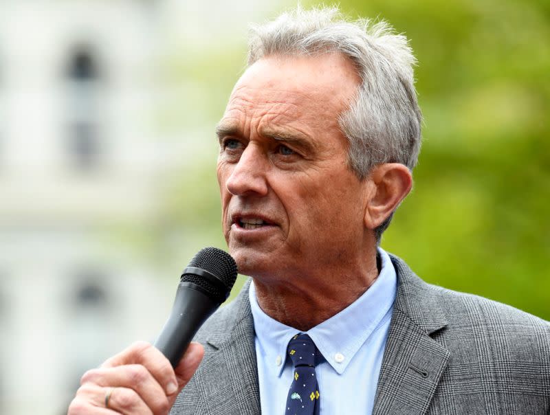 ▲美國前總統甘迺迪姪子—小羅伯特甘迺迪（Robert F. Kennedy Jr.）宣佈放棄民主黨內初選，將以獨立身份競選2024年美國總統。（圖／美聯社／達志影像）