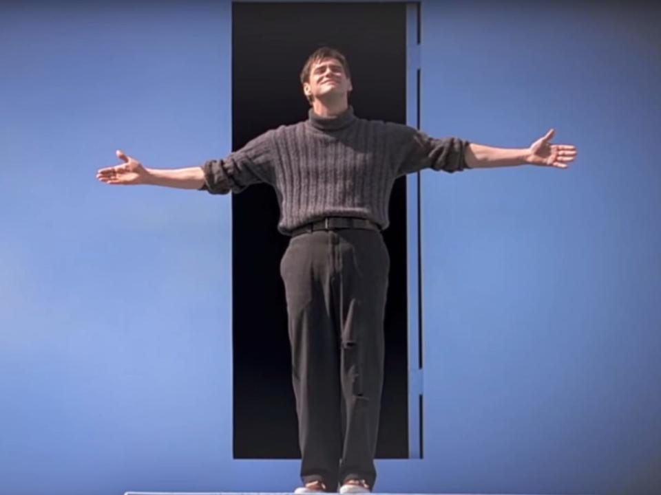 Truman Show quit leaving jim carrey