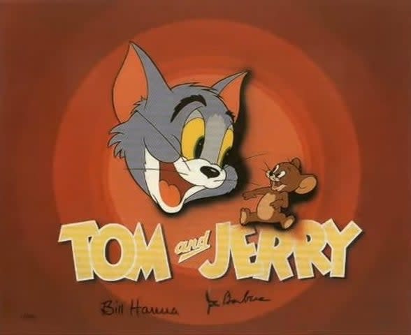 The title card for "Tom & Jerry"