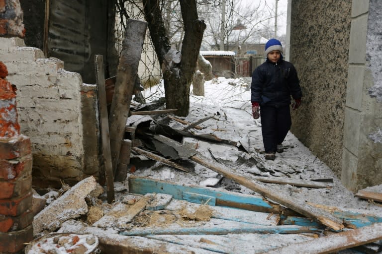 The flashpoint frontline town of Avdiivka has repeatedly been caught up in shelling in the Ukraine conflict, leaving locals regularly without power
