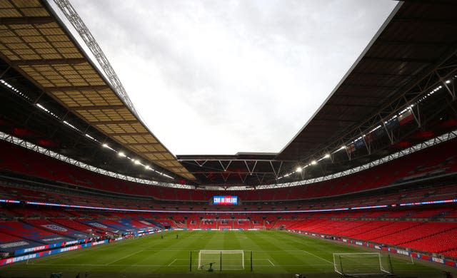 Wembley will host 4,000 spectators on Sunday