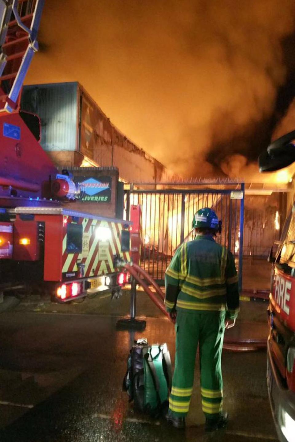 Tottenham fire: Warehouse blaze finally under control after two-day battle