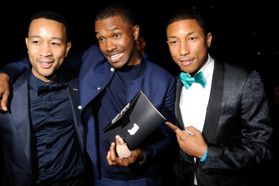 John Legend, Frank Ocean, Pharrell Williams