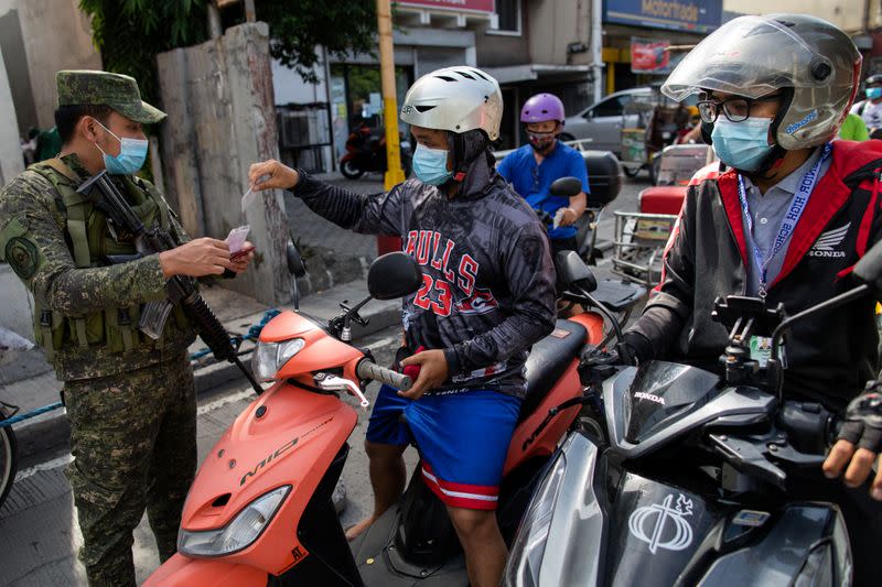 Philippine capital reimpose strict lockdown amid coronavirus infections spike