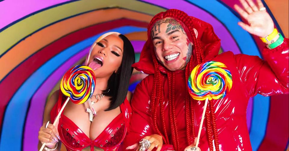 6ix9ine nicki minaj trolls