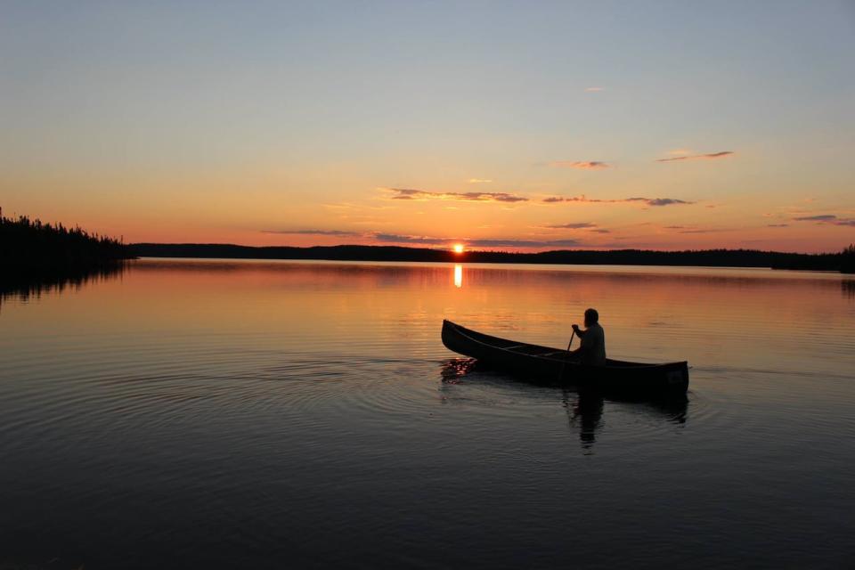 Ric Driediger is a tour guide with Churchill River Canoe Outfitters. He says seeing people out on the water brings a warm feeling into his heart. 