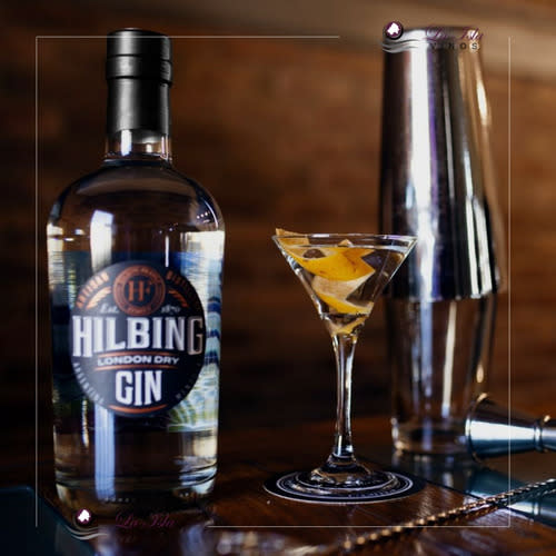 Gin Hilbing London Dry Caja X 6 X 750ml. Gin Argentino | Envío gratis