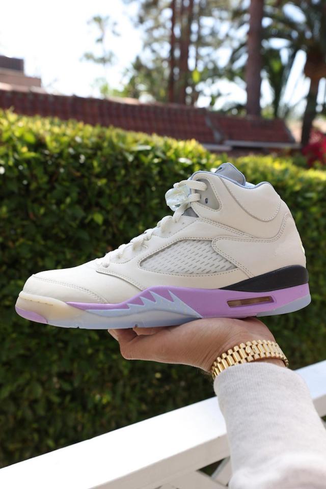 dj khaled jordan 5 purple