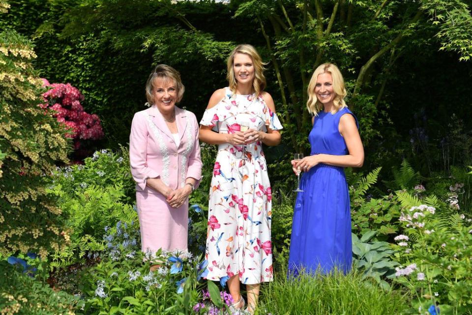 Dame Esther Rantzen, TV Presenter Charlotte Hawkins and guest