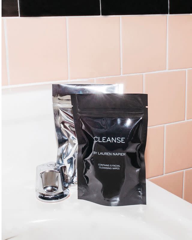 <p>Once Lauren Napier's cleansing wipes are in your makeup bag, you'll have a hard time going back to any drugstore offering. Not only do these gentle cotton wipes remove stubborn eye makeup without a fuss—they're also great for days when you just want to freshen up your skin. Add her La Rose wipes, which are infused with a calming blend of rosewater and starfruit, to your cart.</p><p><a class="link " href="https://www.laurennapier.com/" rel="nofollow noopener" target="_blank" data-ylk="slk:SHOP NOW;elm:context_link;itc:0;sec:content-canvas">SHOP NOW</a></p><p><a href="https://www.instagram.com/p/B8JDQdPFpZd/&hidecaption=true" rel="nofollow noopener" target="_blank" data-ylk="slk:See the original post on Instagram;elm:context_link;itc:0;sec:content-canvas" class="link ">See the original post on Instagram</a></p>