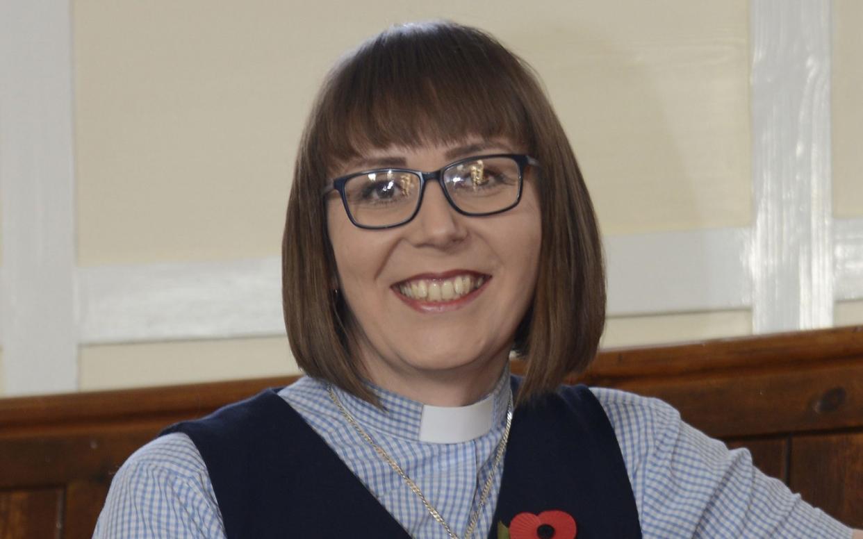 A university chaplain has become the Methodist Church's first transgender minister - after hiding her true identity for more than four decades. - KMG / SWNS.com