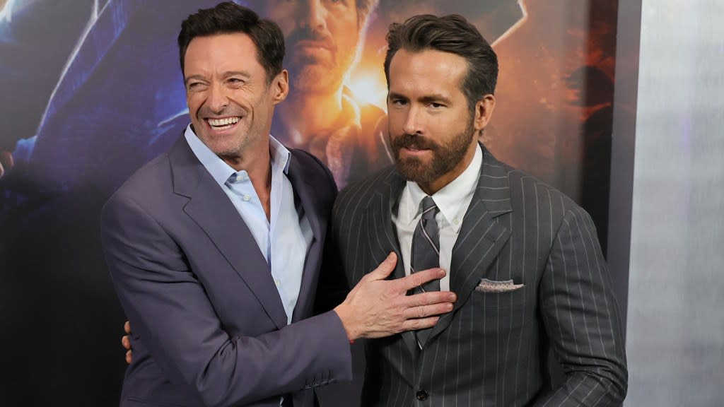 Ryan Reynolds and Hugh Jackman