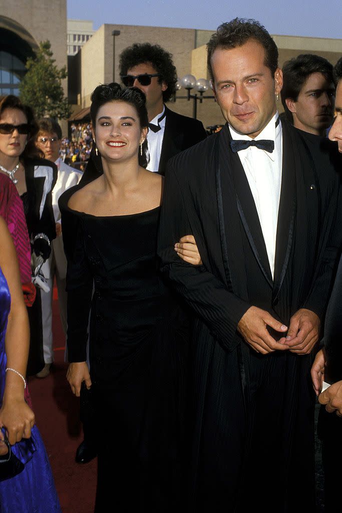 1987: Demi Moore and Bruce Willis