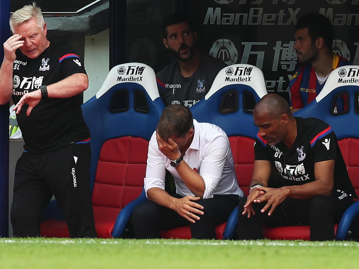 If ever a picture summed up a managerial reign, this would be it: Getty