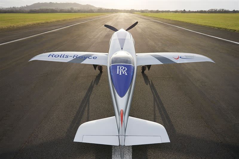 勞斯萊斯電動飛機「Spirit of Innovation」。（圖／翻攝Rolls-Royce網站）