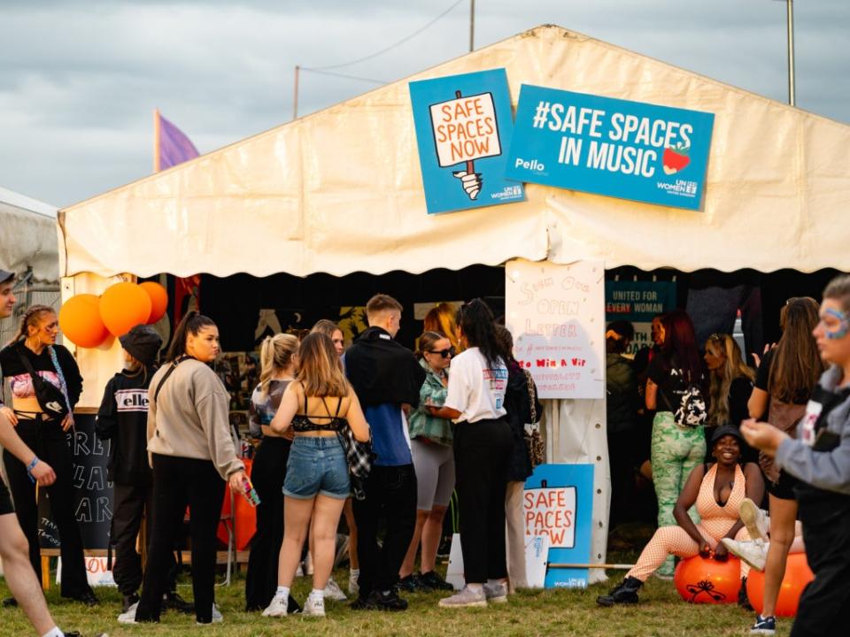 Safe Spaces Now at Strawberries and Creem festival (Safe Spaces for Women)