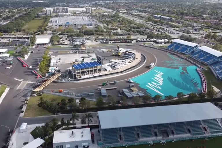 El autódromo internacional de Miami, en el Hard Rock Stadium de Miami Gardens, será el undécimo escenario que la Fórmula 1 visitará en los Estados Unidos