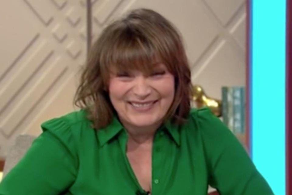 Lorraine Kelly was amused to find out that Brooklyn Beckham doesn’t make the food on his Uber Eats collaboration menu (ITV)