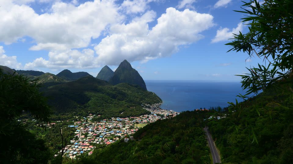 The dream cruise had taken in locations including St. Lucia. - Frederic J. Brown/AFP/Getty Images