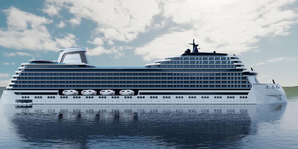 A rendering of Storylines' MV Narrative cruise ship.