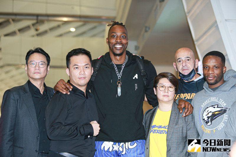 ▲NBA「魔獸」霍華德（Dwight Howard）抵台。（圖／記者葉政勳攝 , 2022.11.10）