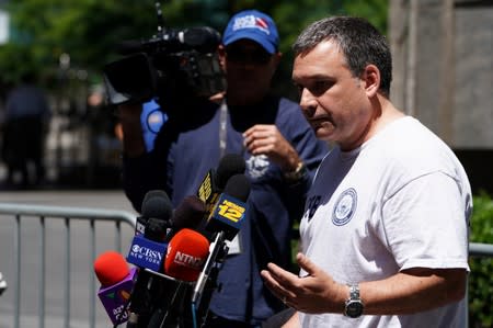 NTSB Investigator Brazy speaks to media in New York City