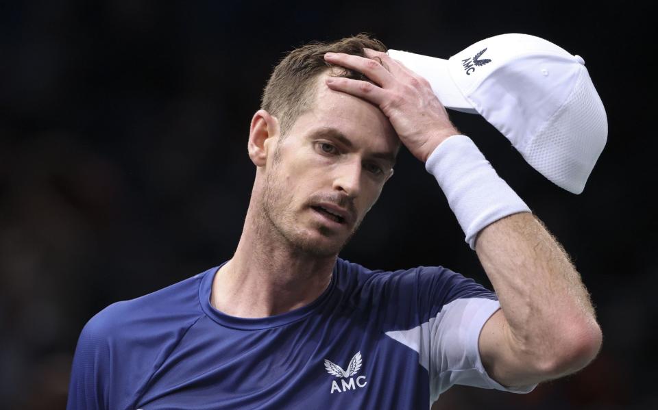 Andy Murray at the Rolex Masters in Paris - GETTY IMAGES/Jean Catuffe