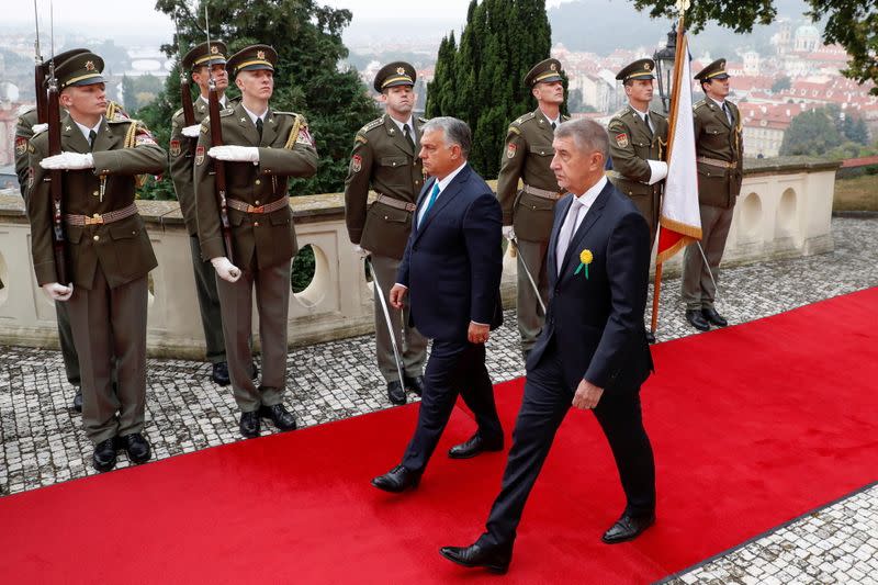 Hungary's PM Orban visits Czech Republic