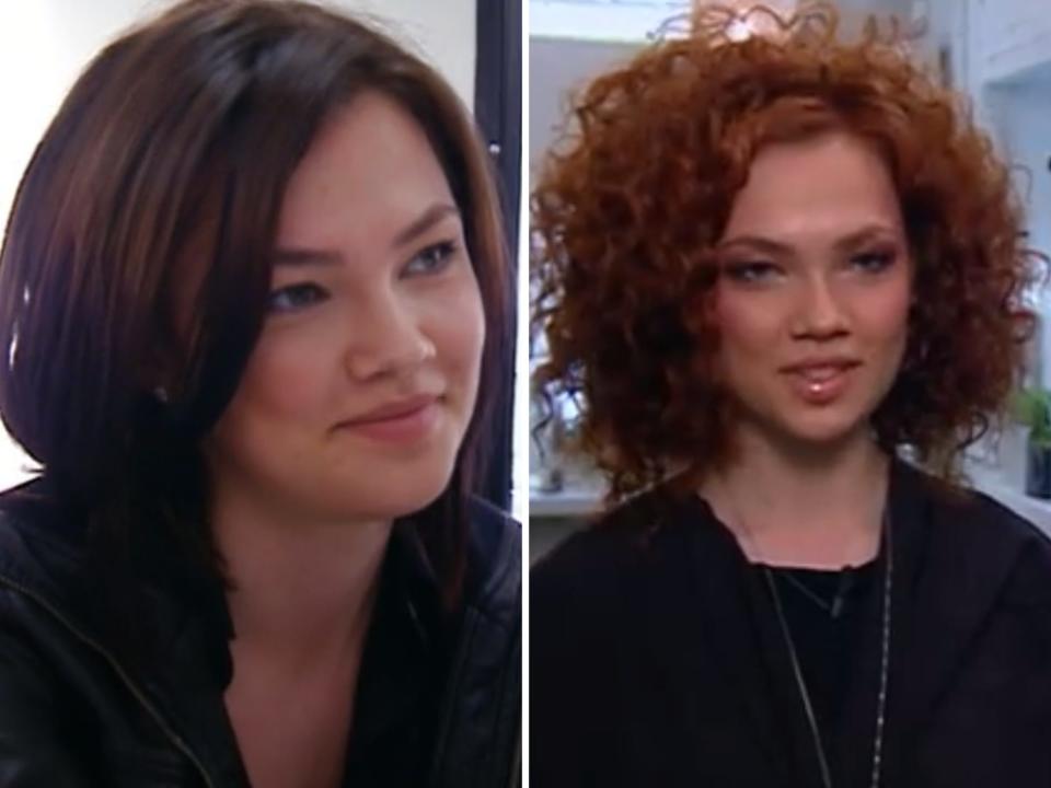 elina before and after her makeover on americas next top model