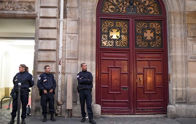 The Hôtel de Pourtalès, where Kim was attacked. Source: Getty