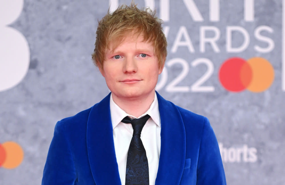 Ed Sheeran - February 2022 -  BRIT Awards - Lpondon O2 Arena - Getty Images