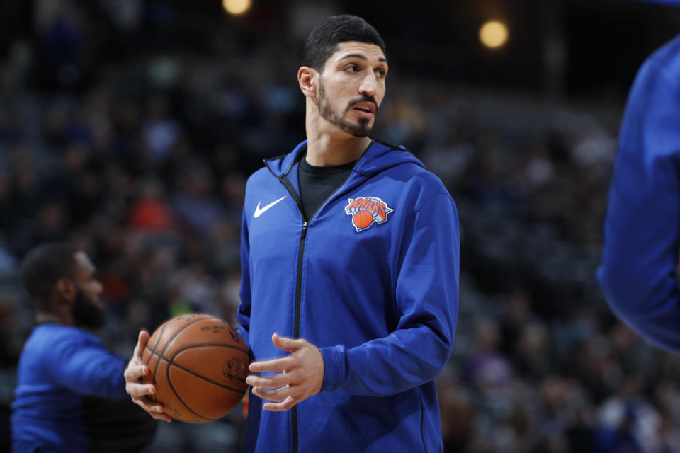 Enes Kanter has been an outspoken critic of Turkish president Recep Tayyip Erdoğan. (AP Photo/David Zalubowski)