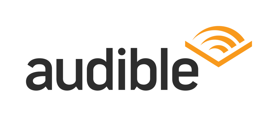 audible black and orange logo
