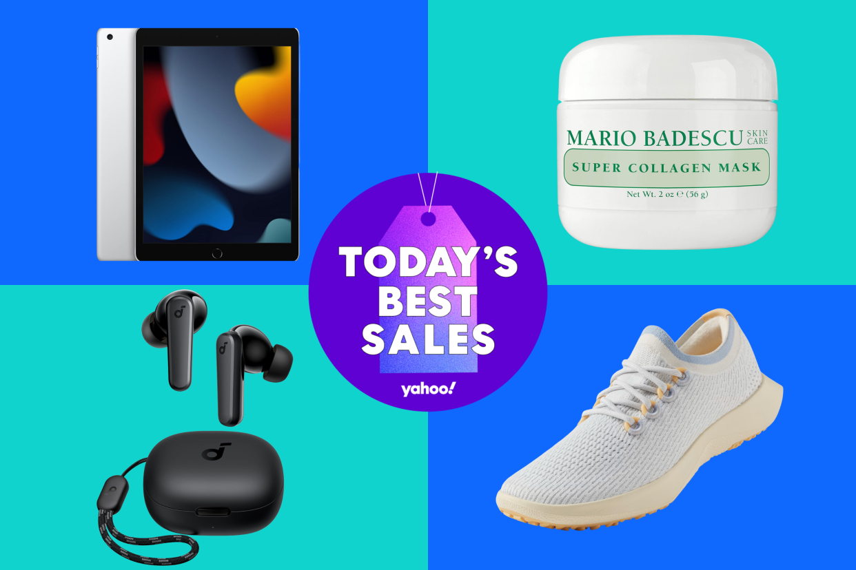 Save on Apple, celebrity-favorite beauty products, Allbirds sneakers, affordable earbuds and more. (Amazon/Allbirds)