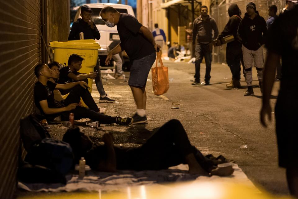 After an increase in migrant crossings into El Paso in early and mid-May, El Paso officials reported a significant drop in encounters since Title 42 expired on May 11. At the time, as shown in the photo, migrants were sheltering on city streets near Sacred Heart Church in Downtown El Paso. No street releases of migrants are being reported so far this week., authorities said