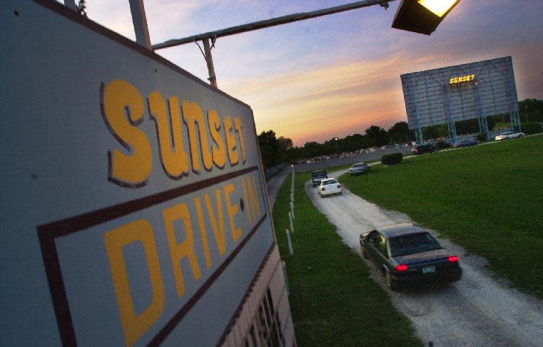 A News-Leader file photo of the Sunset Drive-In.