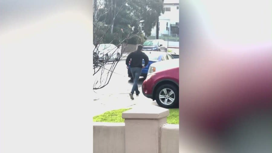Peeping Tom seen running from an L.A. victim's home after allegedly exposing himself. (Los Angeles Police Department)
