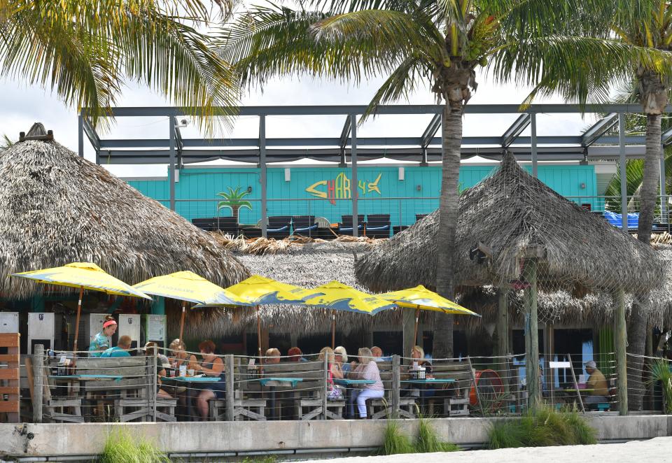 The outdoor seating area at Sharky's on the Pier in Venice will be improved as part of a $2.5 million upgrade plan.