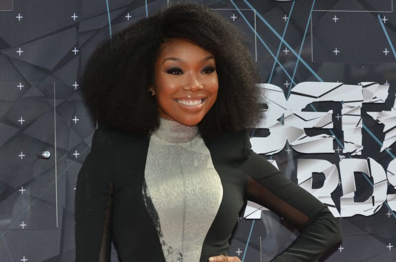 Brandy will release her first holiday album, "Christmas with Brandy," in November. File Photo by Christine Chew/UPI