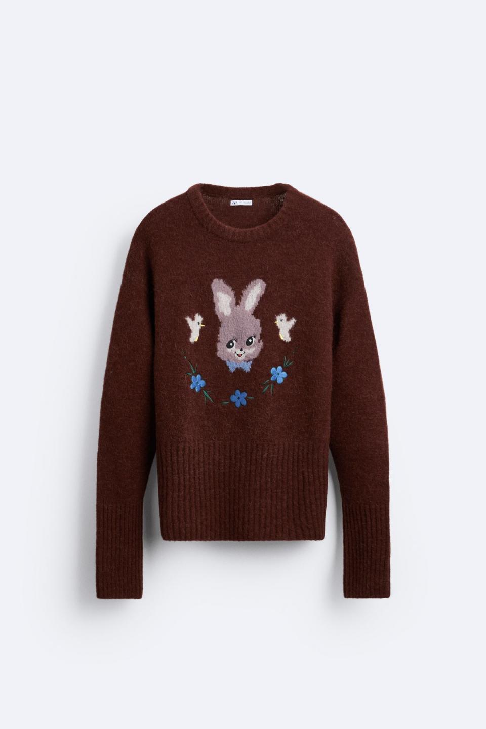 Zara + Harry Lambert, cropped fit sweater, £59.99, zara.com (Zara + Harry Lambert)