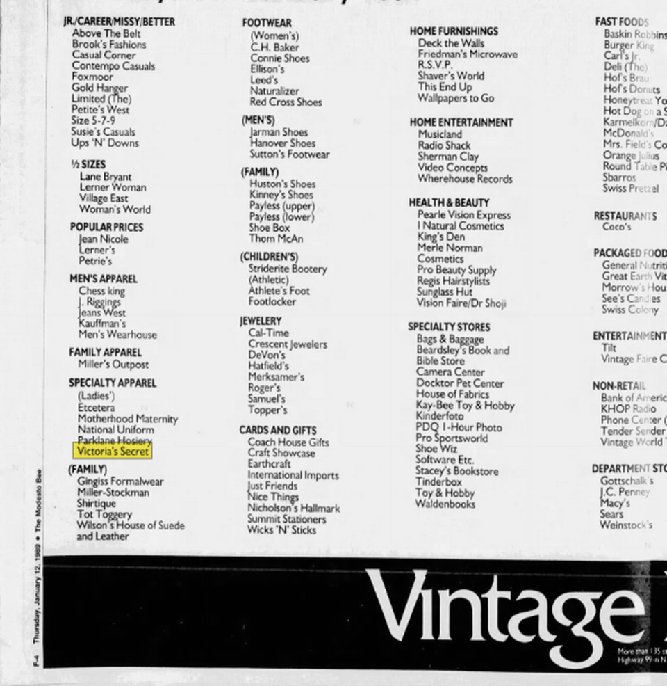 Modesto Bee archives from 1989 Screenshot