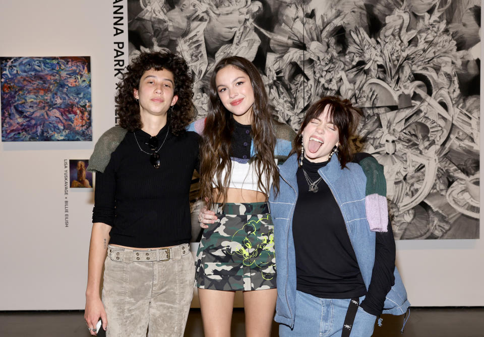 Towa Bird, Olivia Rodrigo and Billie Eilish - Credit: Getty Images for Interscope Reco